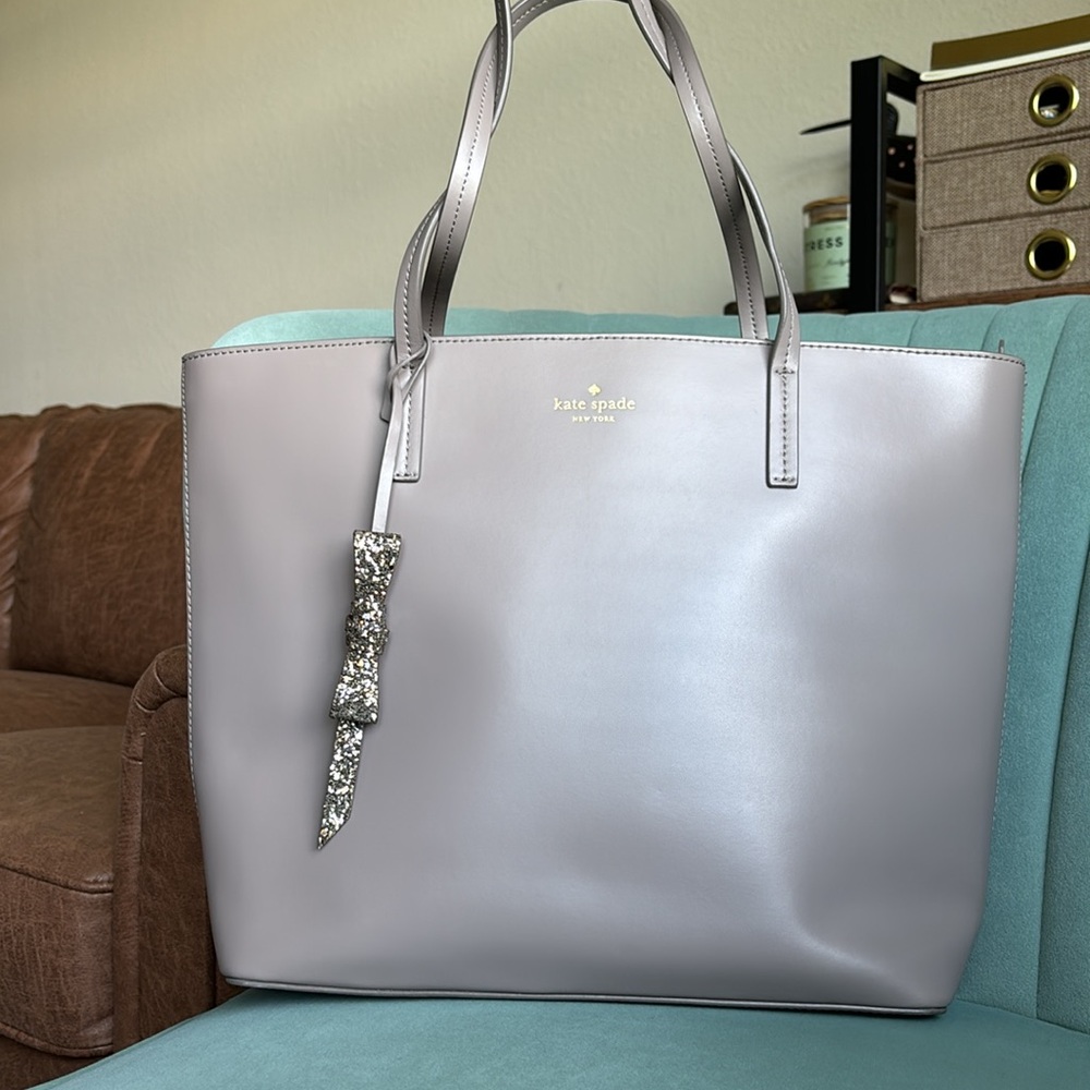 Taupe Kate Spade Tote Bag